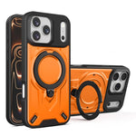 Custodia magnetica per telefono con supporto girevole Dijia, For iPhone 17 Pro Max, For iPhone 17 Pro, For iPhone 17