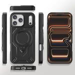 Custodia magnetica per telefono con supporto girevole Dijia, For iPhone 17 Pro Max, For iPhone 17 Pro, For iPhone 17