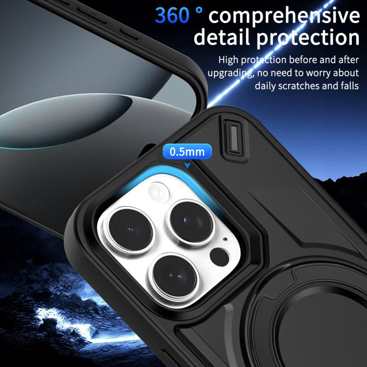 Custodia magnetica per telefono con supporto girevole Dijia, For iPhone 17 Pro Max, For iPhone 17 Pro, For iPhone 17
