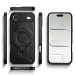 Custodia magnetica per telefono con supporto girevole Dijia, For iPhone Air, For iPhone 16 Pro Max, For iPhone 16 Pro