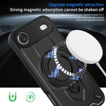 Custodia magnetica per telefono con supporto girevole Dijia, For iPhone Air, For iPhone 16 Pro Max, For iPhone 16 Pro