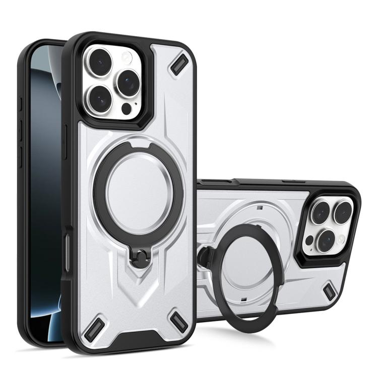 Custodia magnetica per telefono con supporto girevole Dijia, For iPhone Air, For iPhone 16 Pro Max, For iPhone 16 Pro