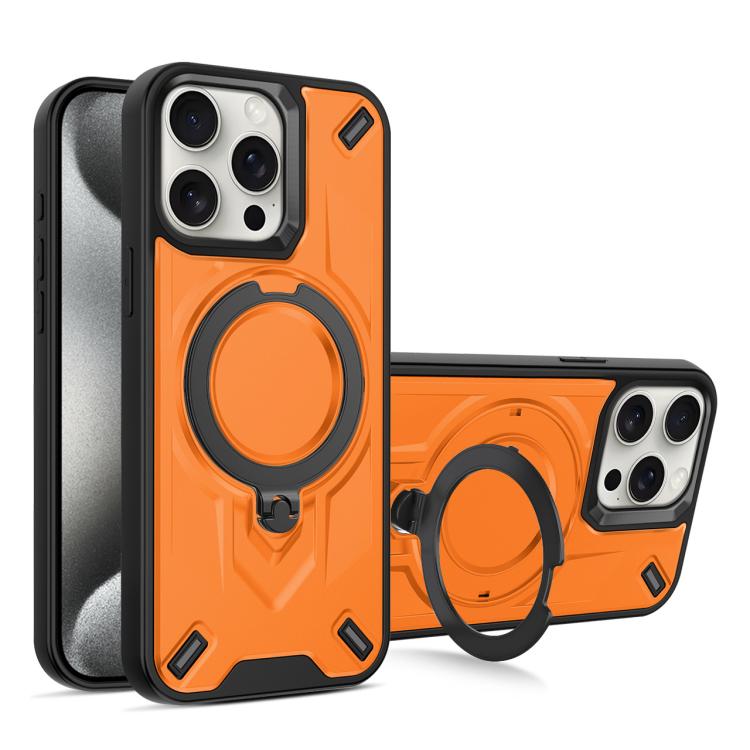 Custodia magnetica per telefono con supporto girevole Dijia, For iPhone 15 Pro Max, For iPhone 15 Pro, For iPhone 15 Plus