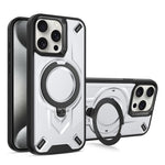 Custodia magnetica per telefono con supporto girevole Dijia, For iPhone 15 Pro Max, For iPhone 15 Pro, For iPhone 15 Plus