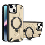 Custodia magnetica per telefono con supporto girevole Dijia, For iPhone 15 Pro Max, For iPhone 15 Pro, For iPhone 15 Plus
