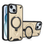Custodia magnetica per telefono con supporto girevole Dijia, For iPhone 15, For iPhone 14 Plus, For iPhone 14