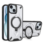 Custodia magnetica per telefono con supporto girevole Dijia, For iPhone 15, For iPhone 14 Plus, For iPhone 14