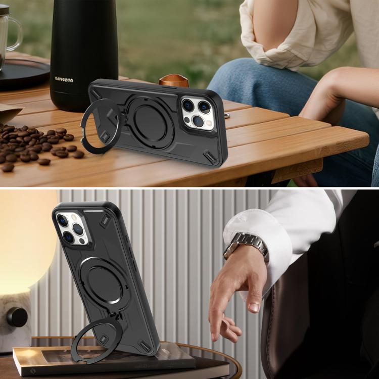 Custodia magnetica per telefono con supporto girevole Dijia, For iPhone 14 Pro, For iPhone 14 Pro Max, For iPhone 13 Pro Max