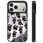 Custodia per telefono con specchio e pulsante di controllo della fotocamera con motivo coniglietto., For iPhone 17 Pro Max, For iPhone 17 Pro, For iPhone 17