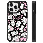 Custodia per telefono con specchio e motivo a coniglietto, For iPhone 16 Pro Max, For iPhone 16 Pro, For iPhone 16 Plus