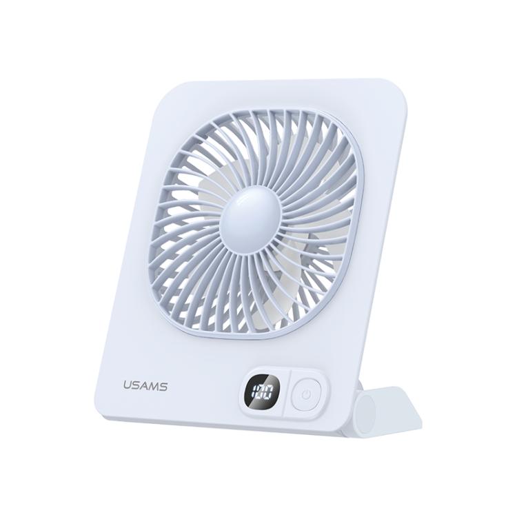Ventilatore da tavolo sottile magnetico USAMS ZB363 con display digitale.
