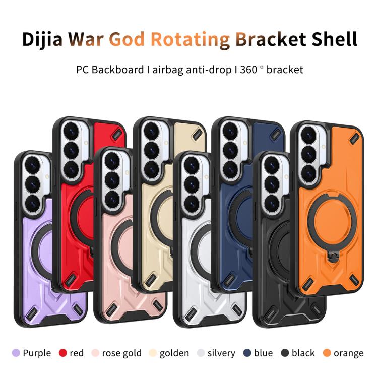 Custodia magnetica per telefono con supporto girevole Dijia, For Galaxy S26+ 5G, For Galaxy S26 Ultra 5G, For Galaxy S26 5G