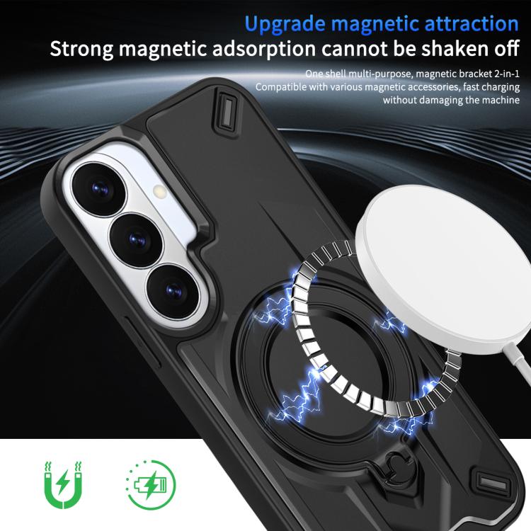 Custodia magnetica per telefono con supporto girevole Dijia, For Galaxy S26+ 5G, For Galaxy S26 Ultra 5G, For Galaxy S26 5G