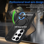 Custodia magnetica per telefono con supporto girevole Dijia, For Galaxy S25 Ultra 5G, For Galaxy S24 Ultra 5G, For Galaxy S24+ 5G
