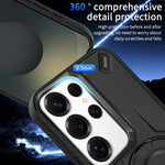 Custodia magnetica per telefono con supporto girevole Dijia, For Galaxy S25 Ultra 5G, For Galaxy S24 Ultra 5G, For Galaxy S24+ 5G