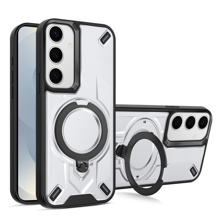 Custodia magnetica per telefono con supporto girevole Dijia, For Galaxy S25 Edge 5G, For Galaxy S25 5G, For Galaxy S25+ 5G