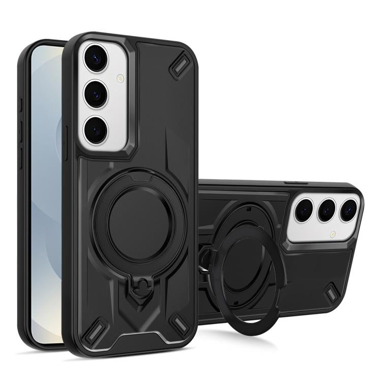 Custodia magnetica per telefono con supporto girevole Dijia, For Galaxy S25 Edge 5G, For Galaxy S25 5G, For Galaxy S25+ 5G