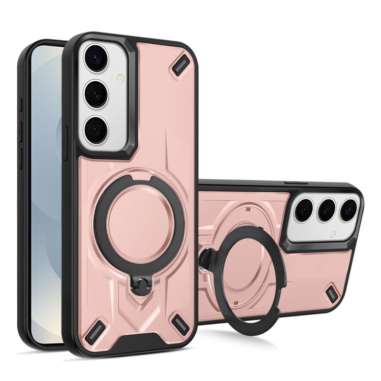 Custodia magnetica per telefono con supporto girevole Dijia, For Galaxy S25 Edge 5G, For Galaxy S25 5G, For Galaxy S25+ 5G