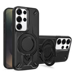Custodia magnetica per telefono con supporto girevole Dijia, For Galaxy S25 Ultra 5G, For Galaxy S24 Ultra 5G, For Galaxy S24+ 5G