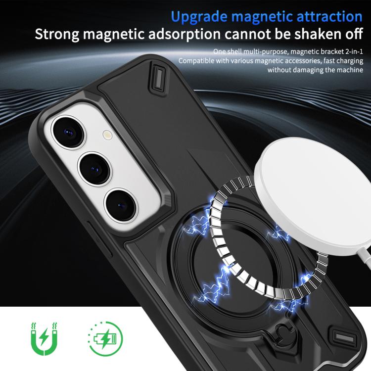 Custodia magnetica per telefono con supporto girevole Dijia, For Galaxy S24 5G, For Galaxy S23 FE 5G, For Galaxy S23 Ultra 5G