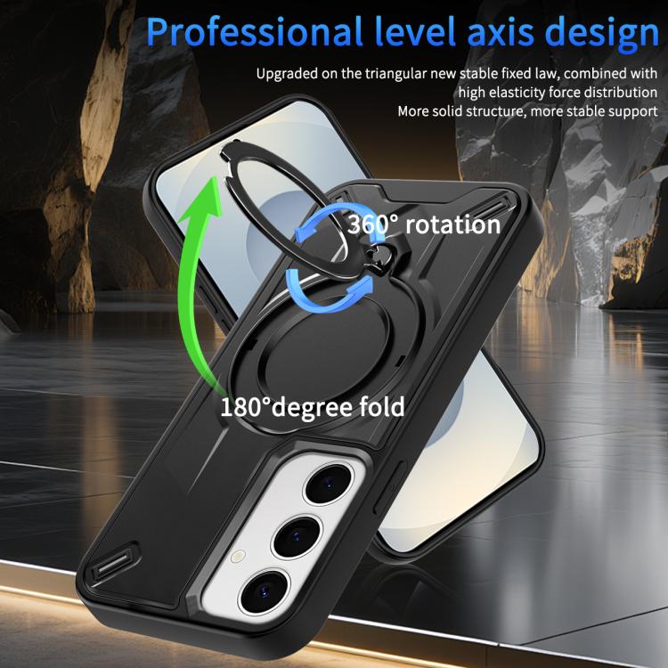 Custodia magnetica per telefono con supporto girevole Dijia, For Galaxy S24 5G, For Galaxy S23 FE 5G, For Galaxy S23 Ultra 5G