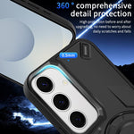 Custodia magnetica per telefono con supporto girevole Dijia, For Galaxy S24 5G, For Galaxy S23 FE 5G, For Galaxy S23 Ultra 5G