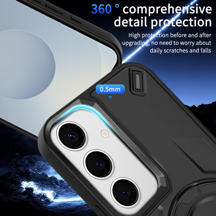 Custodia magnetica per telefono con supporto girevole Dijia, For Galaxy S24 5G, For Galaxy S23 FE 5G, For Galaxy S23 Ultra 5G
