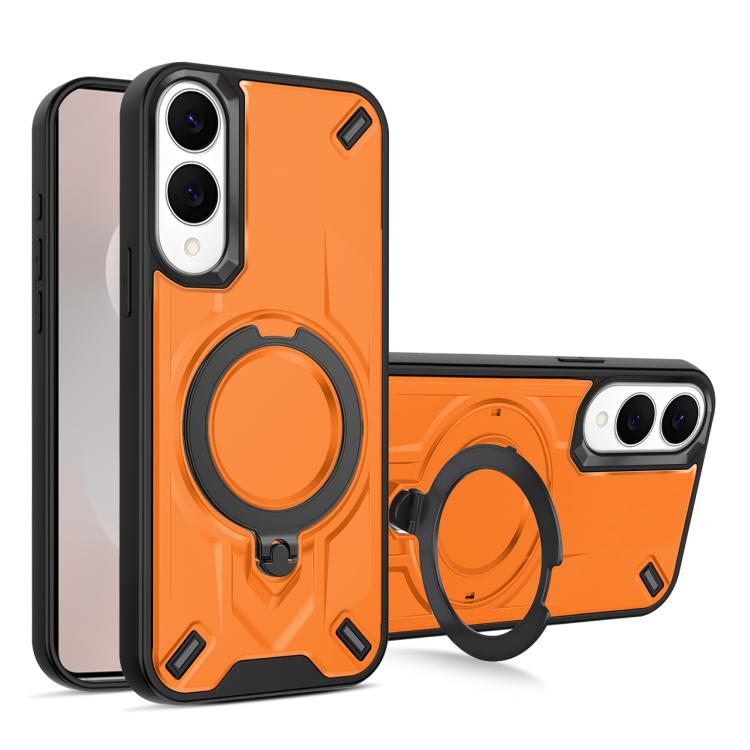 Custodia magnetica per telefono con supporto girevole Dijia, For Galaxy S25 Edge 5G, For Galaxy S25 5G, For Galaxy S25+ 5G