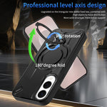 Custodia magnetica per telefono con supporto girevole Dijia, For Galaxy S25 Edge 5G, For Galaxy S25 5G, For Galaxy S25+ 5G