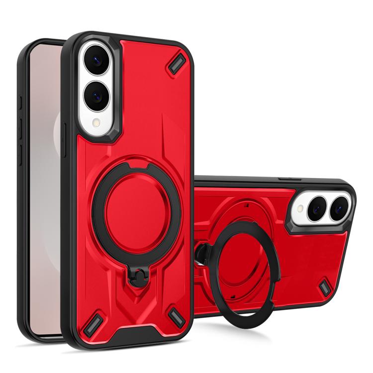 Custodia magnetica per telefono con supporto girevole Dijia, For Galaxy S25 Edge 5G, For Galaxy S25 5G, For Galaxy S25+ 5G