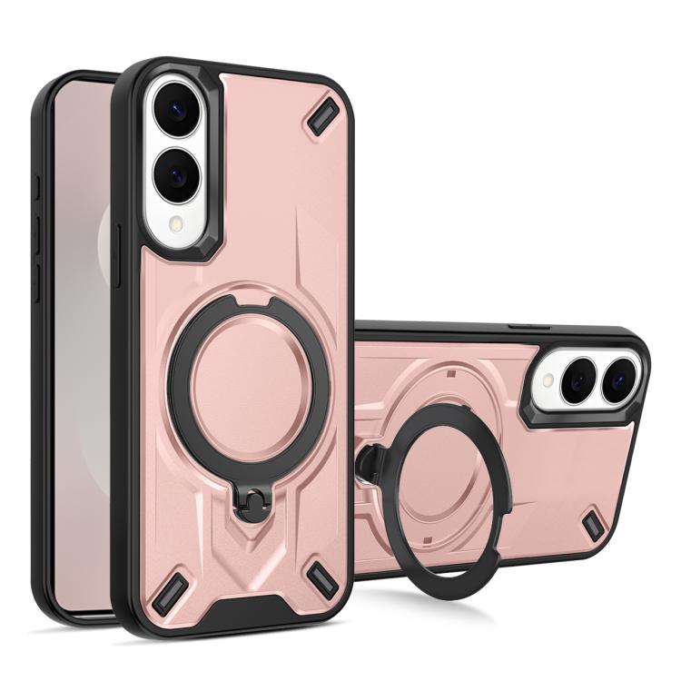 Custodia magnetica per telefono con supporto girevole Dijia, For Galaxy S25 Edge 5G, For Galaxy S25 5G, For Galaxy S25+ 5G