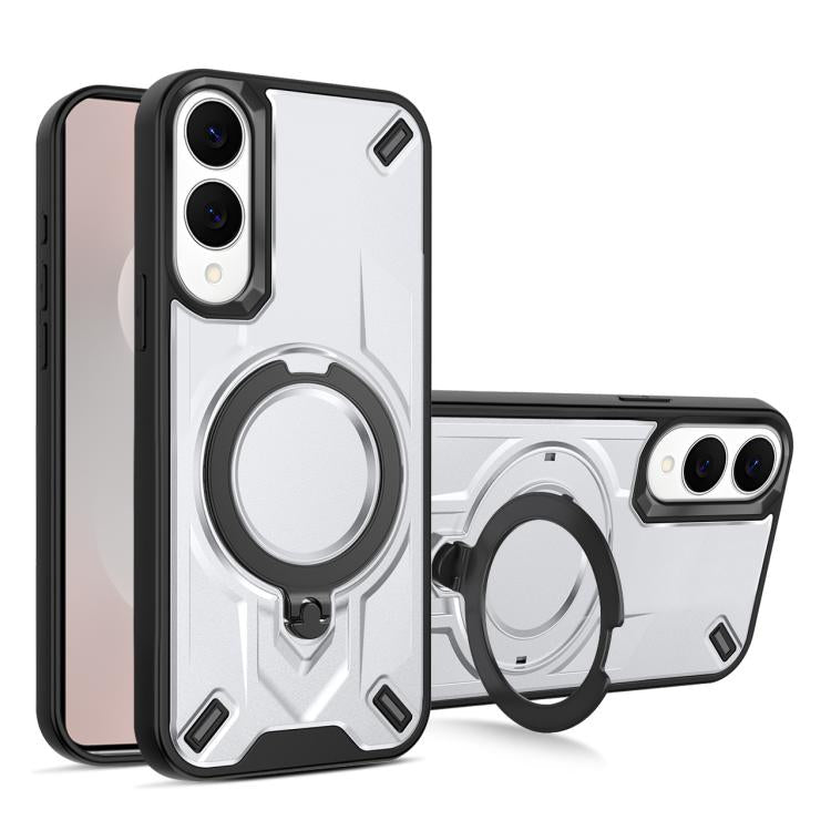 Custodia magnetica per telefono con supporto girevole Dijia, For Galaxy S25 Edge 5G, For Galaxy S25 5G, For Galaxy S25+ 5G