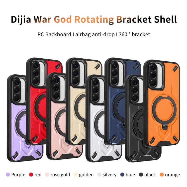 Custodia magnetica per telefono con supporto girevole Dijia, For Galaxy A37 5G, For Galaxy A07 4G / 5G, For Galaxy A06 4G / 5G