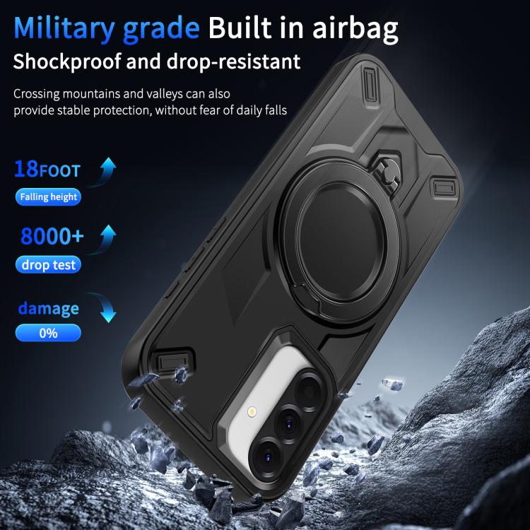Custodia magnetica per telefono con supporto girevole Dijia, For Galaxy A37 5G, For Galaxy A07 4G / 5G, For Galaxy A06 4G / 5G