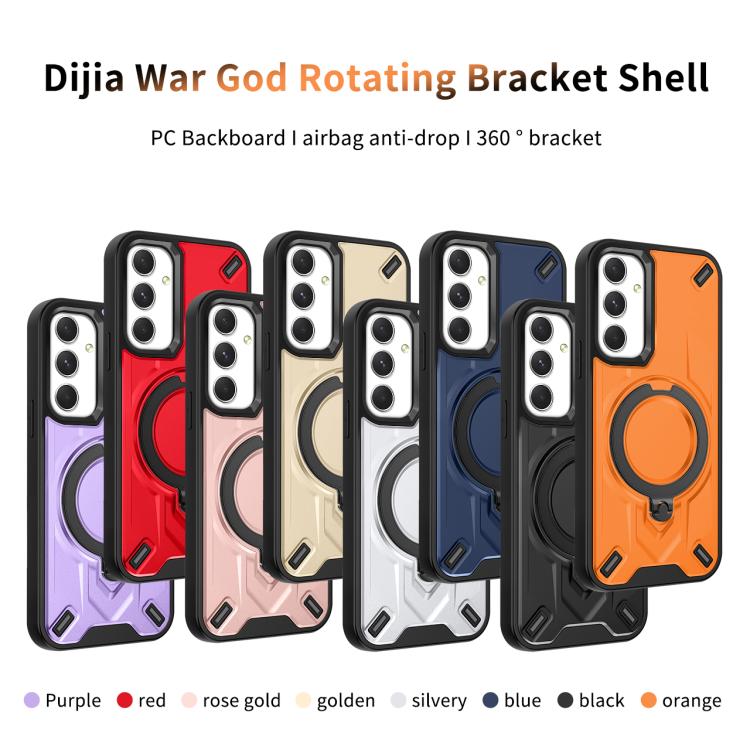 Custodia magnetica per telefono con supporto girevole Dijia, For Galaxy A54 5G