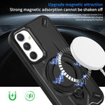 Custodia magnetica per telefono con supporto girevole Dijia, For Galaxy A54 5G