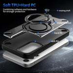 Custodia magnetica per telefono con supporto girevole Dijia, For Galaxy A54 5G