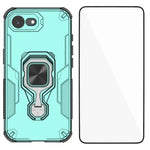 Custodia per telefono WANLONFENG in metallo con supporto e protezione per lo schermo, For iPhone 17e / 16e, For iPhone 17 Pro Max, For iPhone 17 Pro, For iPhone 17