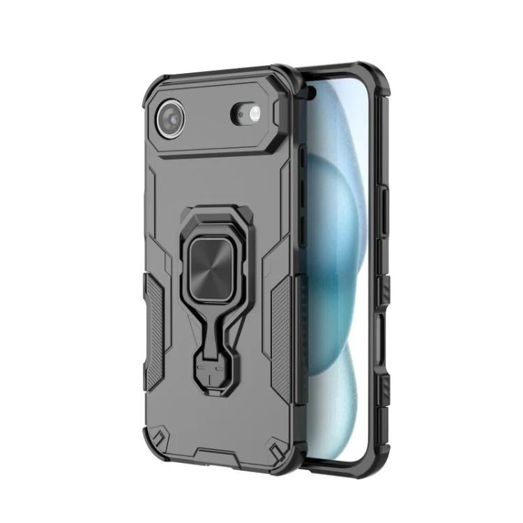Custodia per telefono WANLONFENG in metallo con supporto e protezione per lo schermo, For iPhone Air, For iPhone 16 Pro Max, For iPhone 16 Pro, For iPhone 16