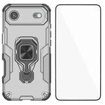 Custodia per telefono WANLONFENG in metallo con supporto e protezione per lo schermo, For iPhone Air, For iPhone 16 Pro Max, For iPhone 16 Pro, For iPhone 16