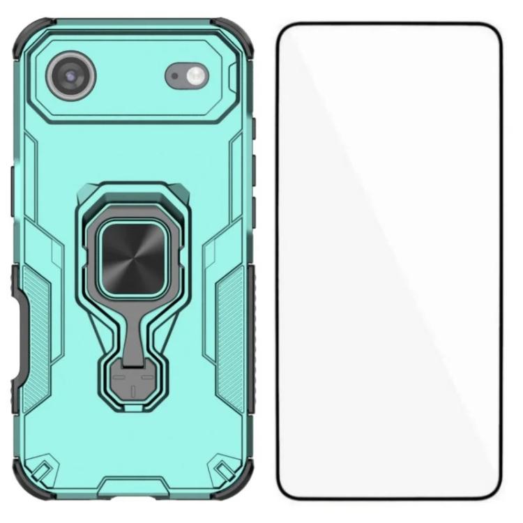 Custodia per telefono WANLONFENG in metallo con supporto e protezione per lo schermo, For iPhone Air, For iPhone 16 Pro Max, For iPhone 16 Pro, For iPhone 16