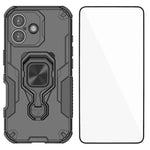Custodia per telefono WANLONFENG in metallo con supporto e protezione per lo schermo, For iPhone Air, For iPhone 16 Pro Max, For iPhone 16 Pro, For iPhone 16