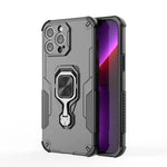 Custodia per telefono WANLONFENG in metallo con supporto e protezione per lo schermo, For iPhone 15 Pro Max, For iPhone 15 Pro, For iPhone 15, For iPhone 14