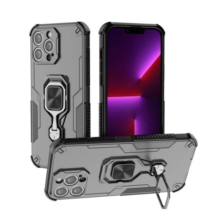 Custodia per telefono WANLONFENG in metallo con supporto e protezione per lo schermo, For iPhone 15 Pro Max, For iPhone 15 Pro, For iPhone 15, For iPhone 14