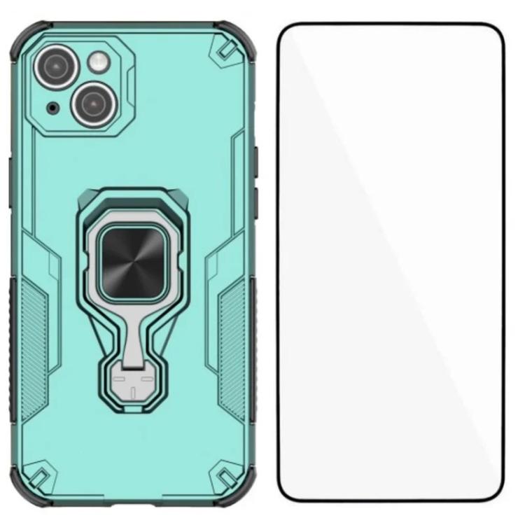 Custodia per telefono WANLONFENG in metallo con supporto e protezione per lo schermo, For iPhone 15 Pro Max, For iPhone 15 Pro, For iPhone 15, For iPhone 14