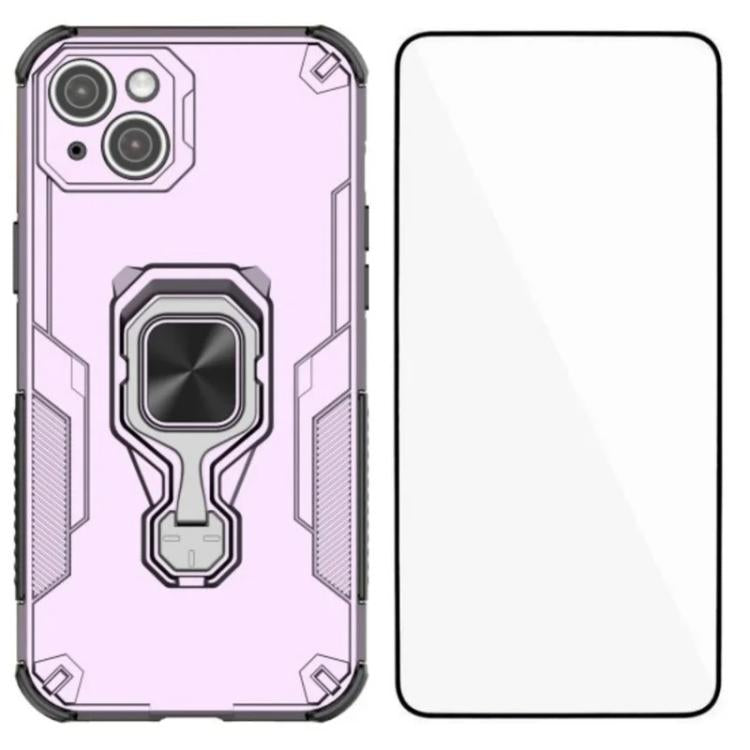 Custodia per telefono WANLONFENG in metallo con supporto e protezione per lo schermo, For iPhone 15 Pro Max, For iPhone 15 Pro, For iPhone 15, For iPhone 14