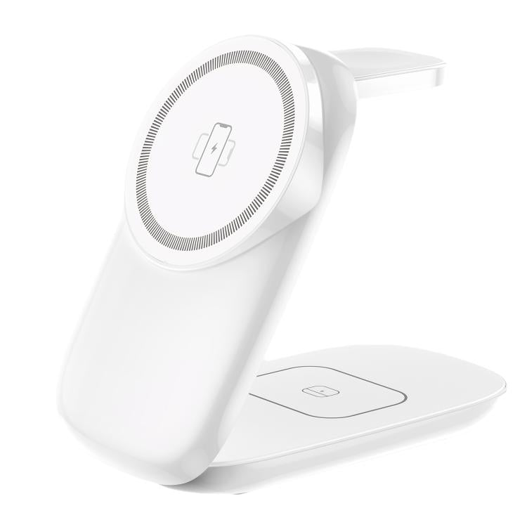 Supporto di ricarica wireless magnetico pieghevole 3 in 1 HAMTOD M72 da 15 W
