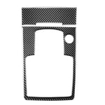 Pannello ingranaggi in fibra di carbonio 2 in 1 + adesivo decorativo accendisigari per Audi Q7 2008-2015, Gear Panel + Cigarette Lighter