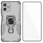 Custodia per telefono WANLONFENG in metallo con supporto e protezione per lo schermo, For Galaxy A16 4G / 5G, For Galaxy S25 5G, For Galaxy S25+ 5G, For Galaxy A06 4G