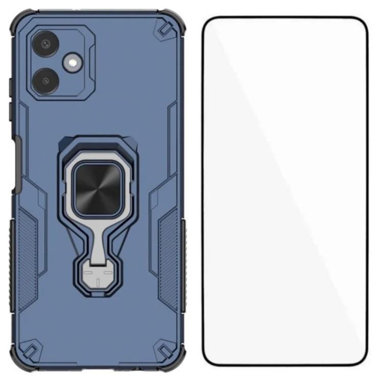 Custodia per telefono WANLONFENG in metallo con supporto e protezione per lo schermo, For Galaxy A16 4G / 5G, For Galaxy S25 5G, For Galaxy S25+ 5G, For Galaxy A06 4G
